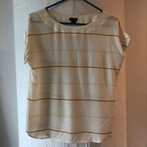 Steven Alan striped silk top